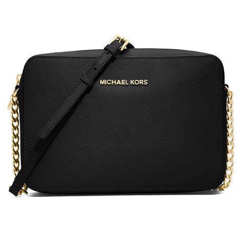 michael kors jet set crossbody bag large crossbody black32s4gtvc3l-001|Michael Kors.